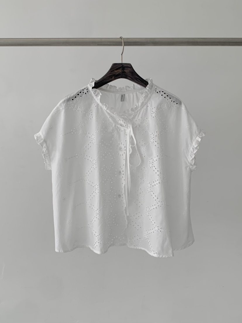 BEFORE SUNRISE直郵韓國代購㊣女裝新品人氣25春夏襯衫蕾絲衫BEFORE SUNRISE襯衫/蕾絲衫圖色2