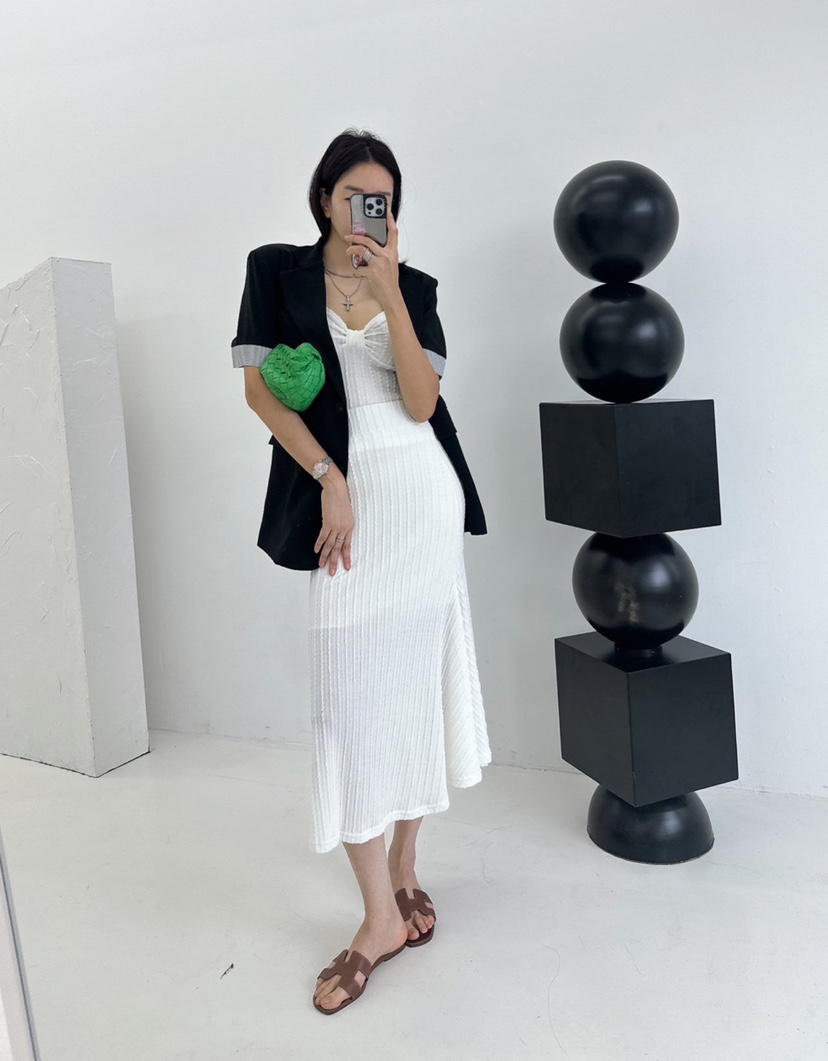 SOUIT韓國㊣直郵東大門代購女裝新品時尚休閑25春夏熱賣長裙SOUIT by mabel-L長裙