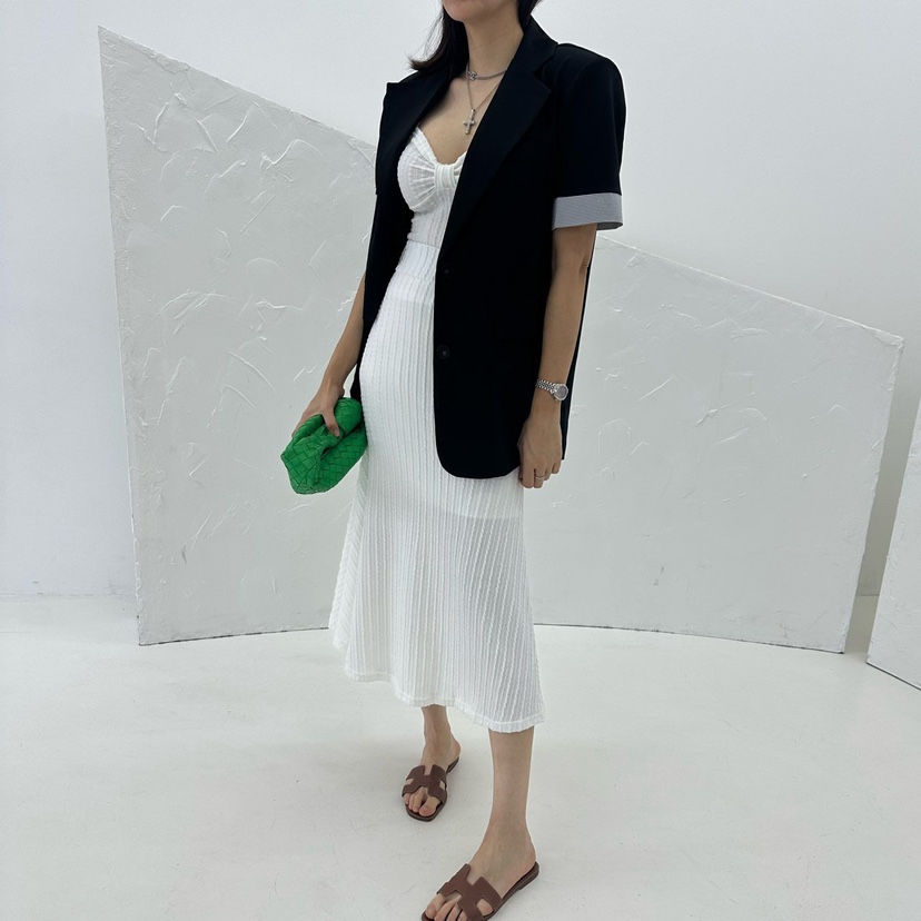 SOUIT韓國㊣直郵東大門代購女裝新品時尚休閑25春夏熱賣長裙SOUIT by mabel-L長裙