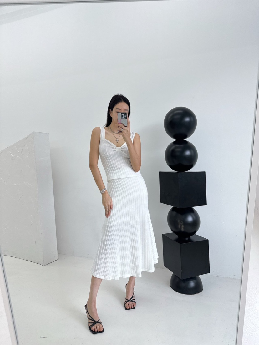 SOUIT韓國㊣直郵東大門代購女裝新品時尚休閑25春夏熱賣長裙SOUIT by mabel-L長裙