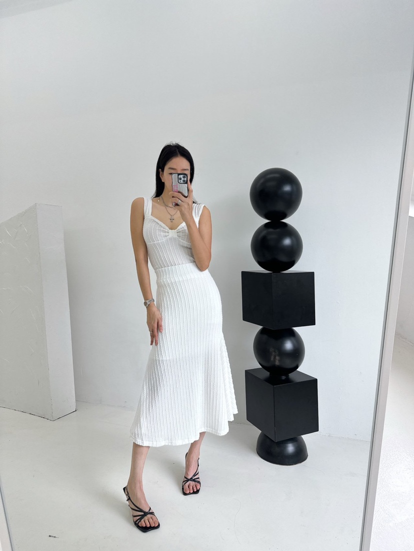 SOUIT韓國㊣直郵東大門代購女裝新品時尚休閑25春夏熱賣長裙SOUIT by mabel-L長裙