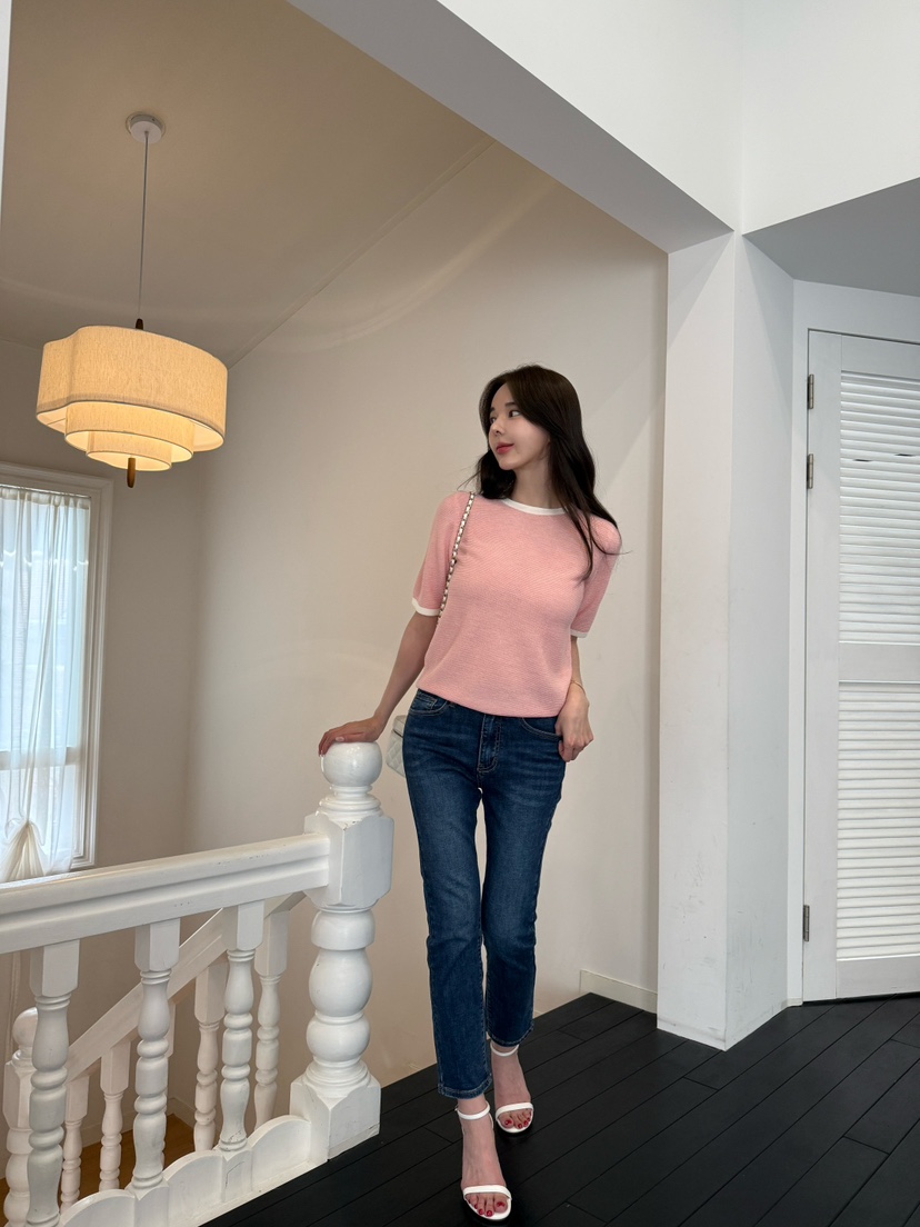 ON:UP韓國直郵㊣女裝新款熱賣25春夏人氣休閑推薦時尚牛仔褲ON:UP牛仔褲