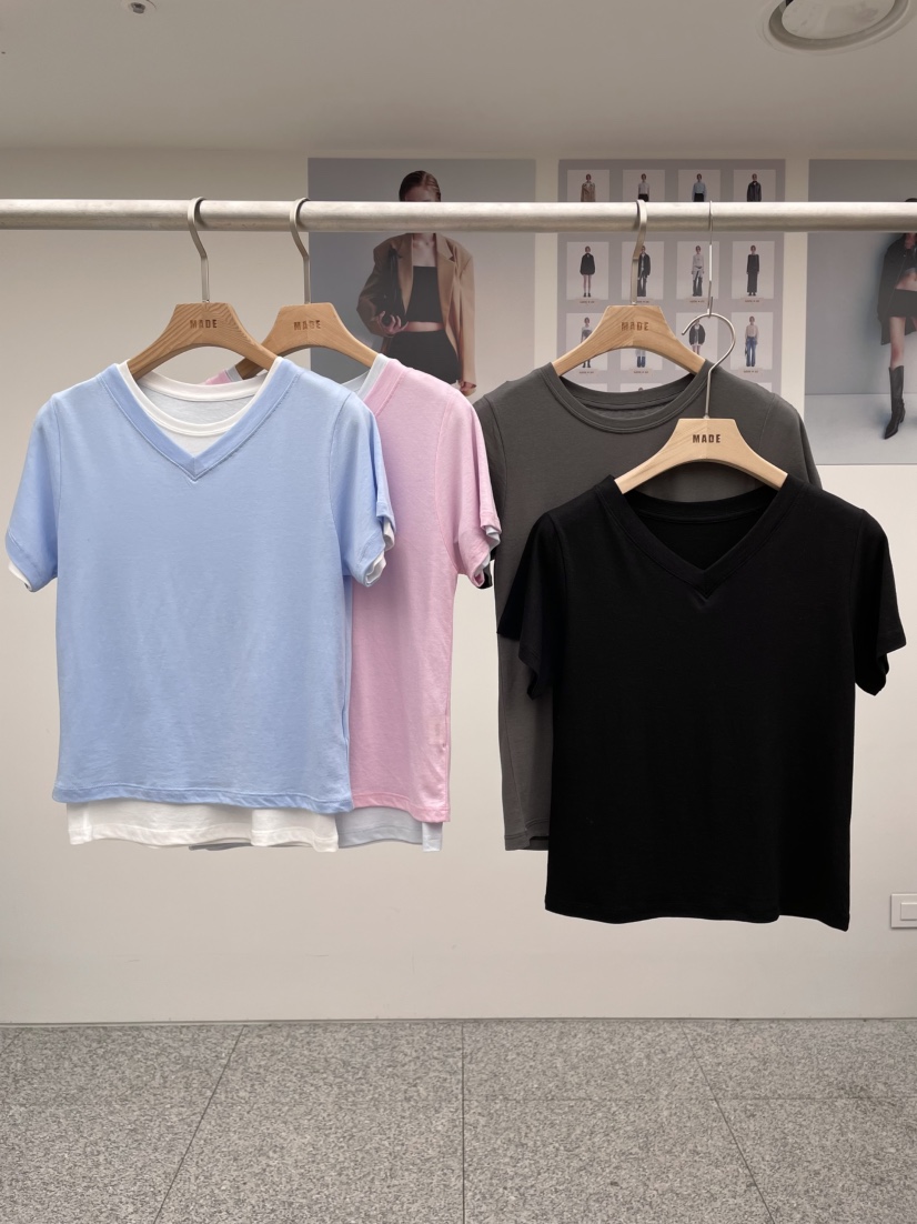 MADE-P韓國直郵㊣女裝新款25春夏休閑熱賣時尚人氣推薦T恤MADE-PT恤