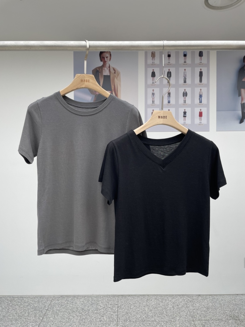 MADE-P韓國直郵㊣女裝新款25春夏休閑熱賣時尚人氣推薦T恤MADE-PT恤圖色3左三色