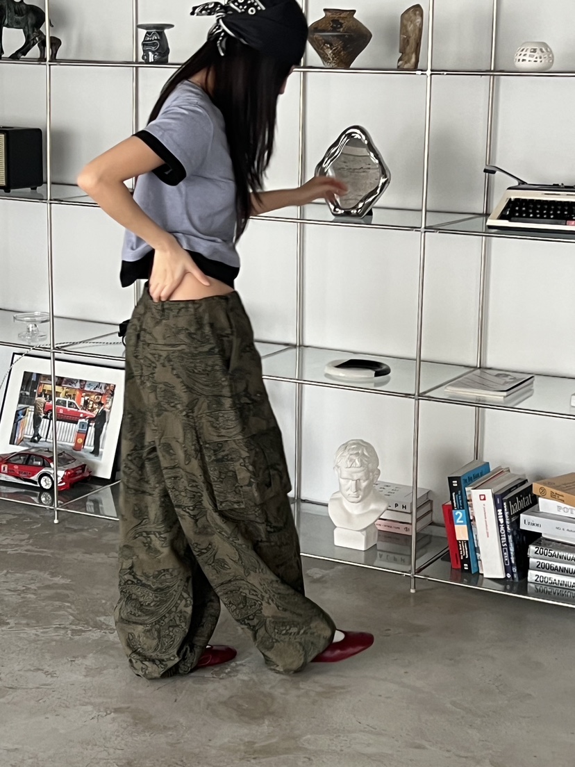 SUNDER MARKET韓國㊣直郵東大門代購女裝新品休閑時尚休閑褲SUNDER MARKET休閑褲