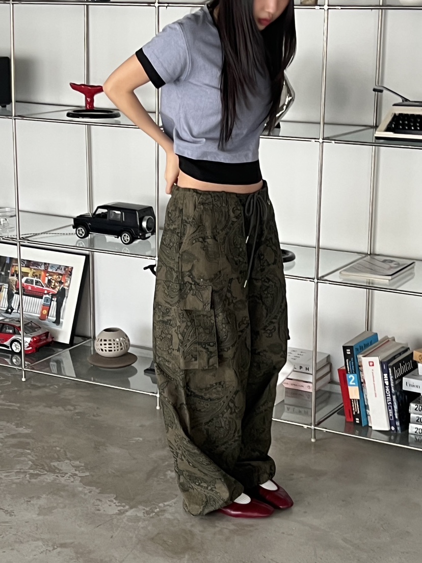 SUNDER MARKET韓國㊣直郵東大門代購女裝新品休閑時尚休閑褲SUNDER MARKET休閑褲