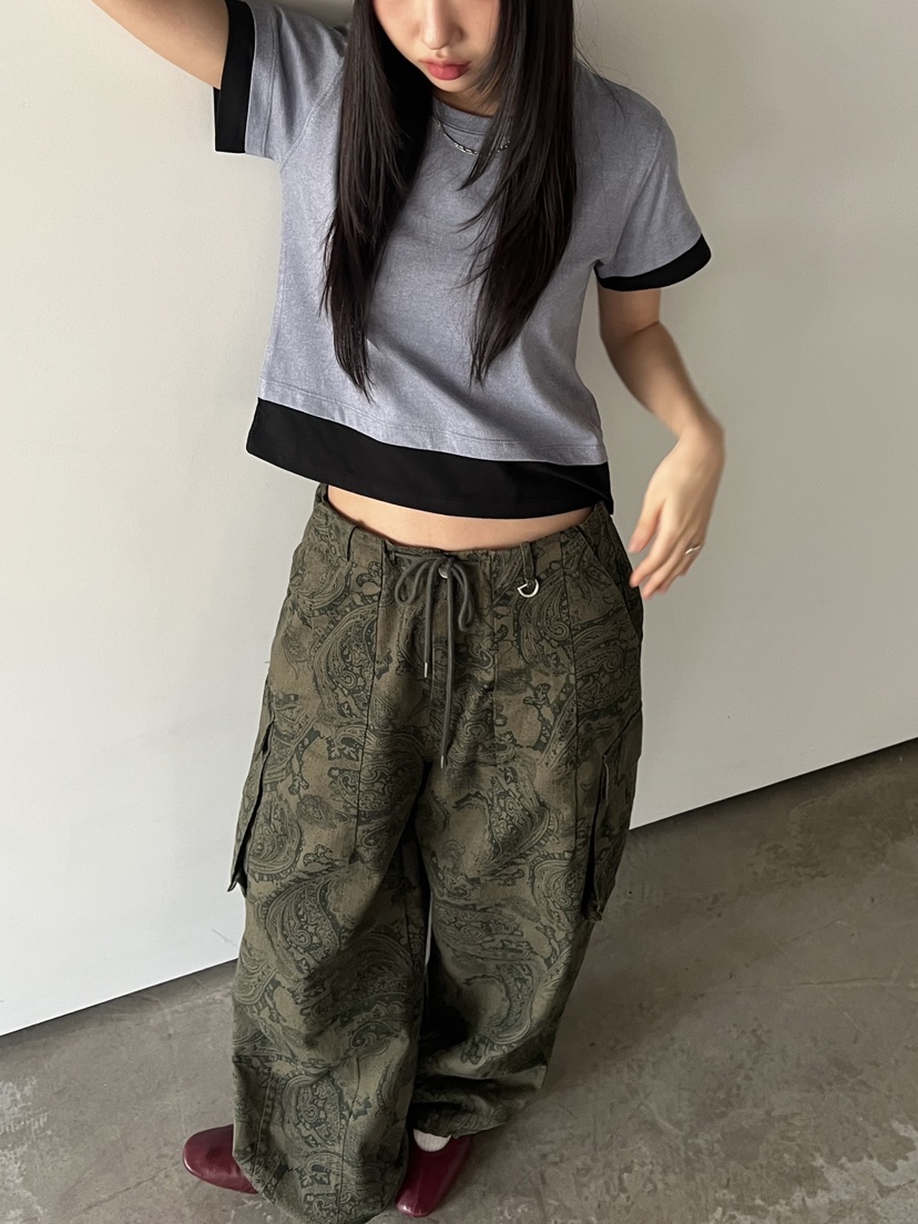 SUNDER MARKET韓國㊣直郵東大門代購女裝新品休閑時尚休閑褲SUNDER MARKET休閑褲
