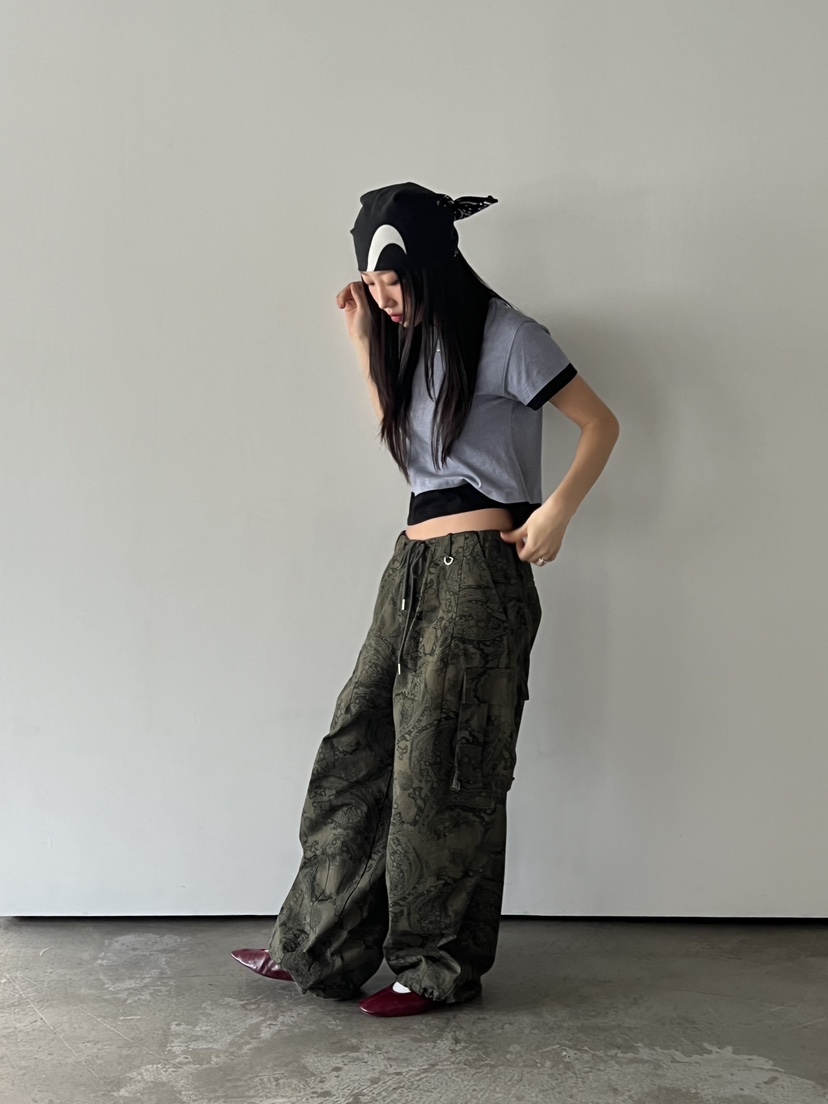 SUNDER MARKET韓國㊣直郵東大門代購女裝新品休閑時尚休閑褲SUNDER MARKET休閑褲