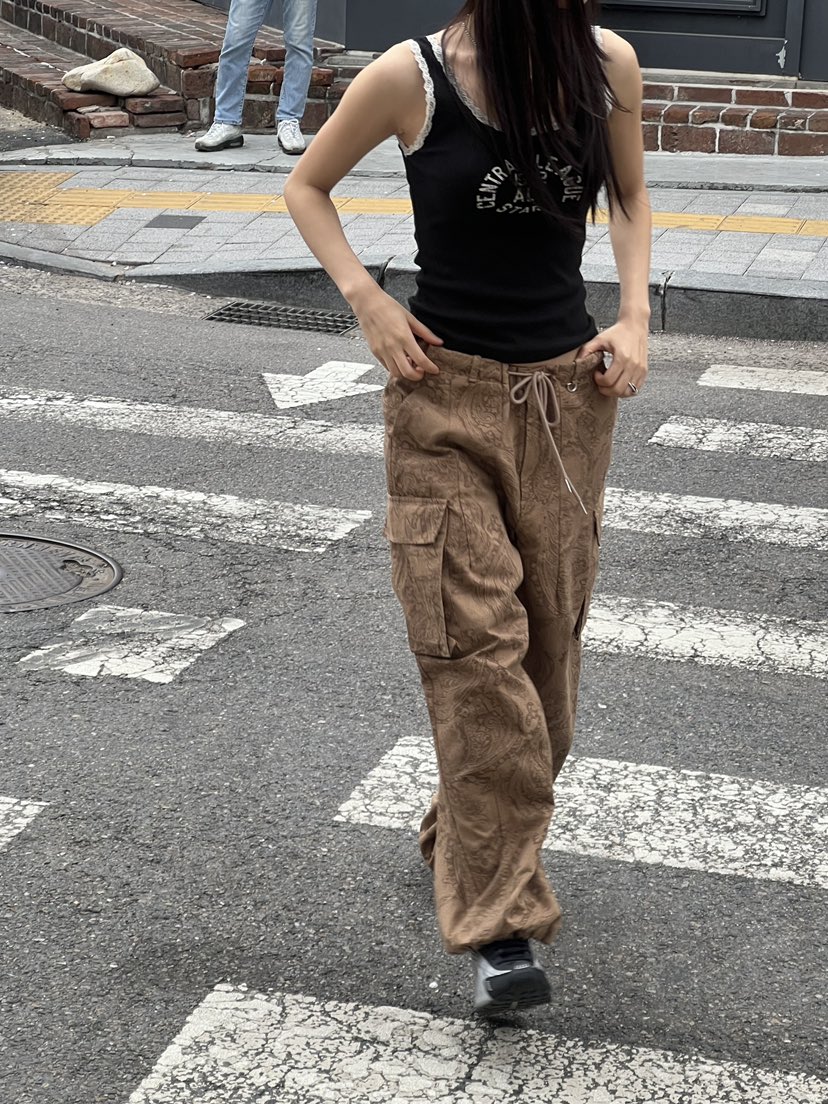 SUNDER MARKET韓國㊣直郵東大門代購女裝新品休閑時尚休閑褲SUNDER MARKET休閑褲