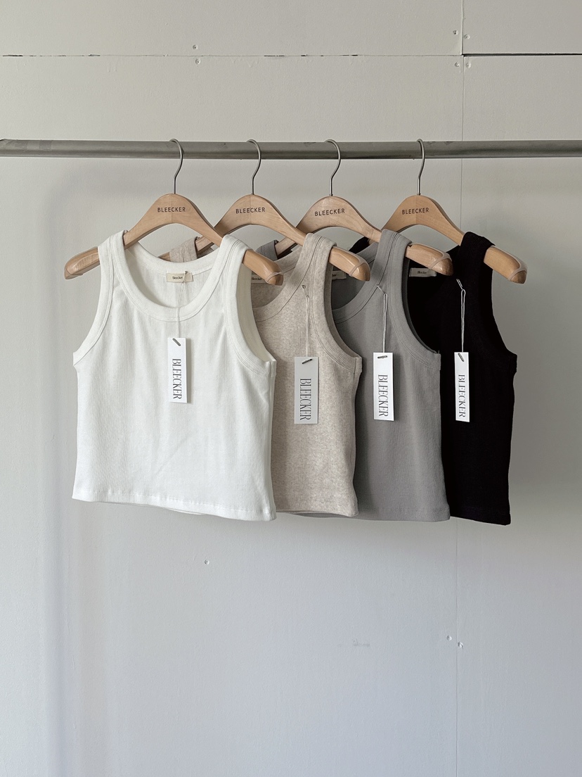 BLEECKER韓國直郵㊣東大門實拍女裝新品25春夏時尚吊帶背心BLEECKER吊帶/背心