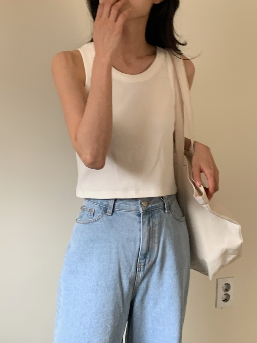 BLEECKER韓國直郵㊣東大門實拍女裝新品25春夏時尚吊帶背心BLEECKER吊帶/背心