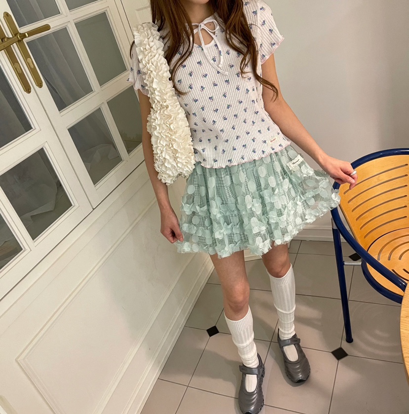 BOUTIQUE-L韓國㊣直郵東大門代購女裝新款時尚人氣熱賣T恤BOUTIQUE-LT恤