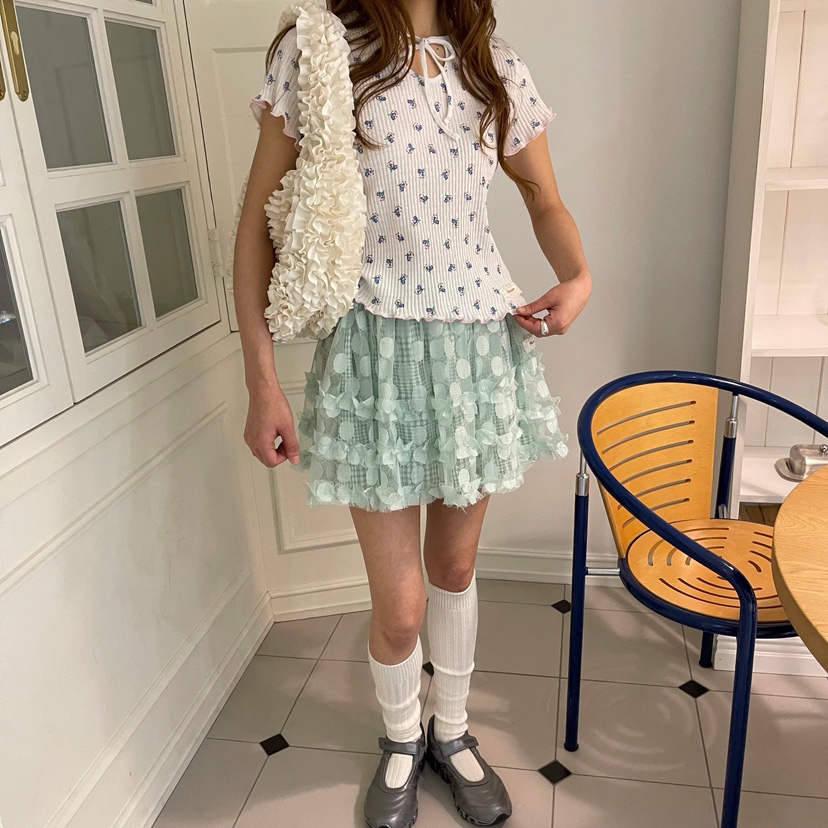 BOUTIQUE-L韓國㊣直郵東大門代購女裝新款時尚人氣熱賣T恤BOUTIQUE-LT恤