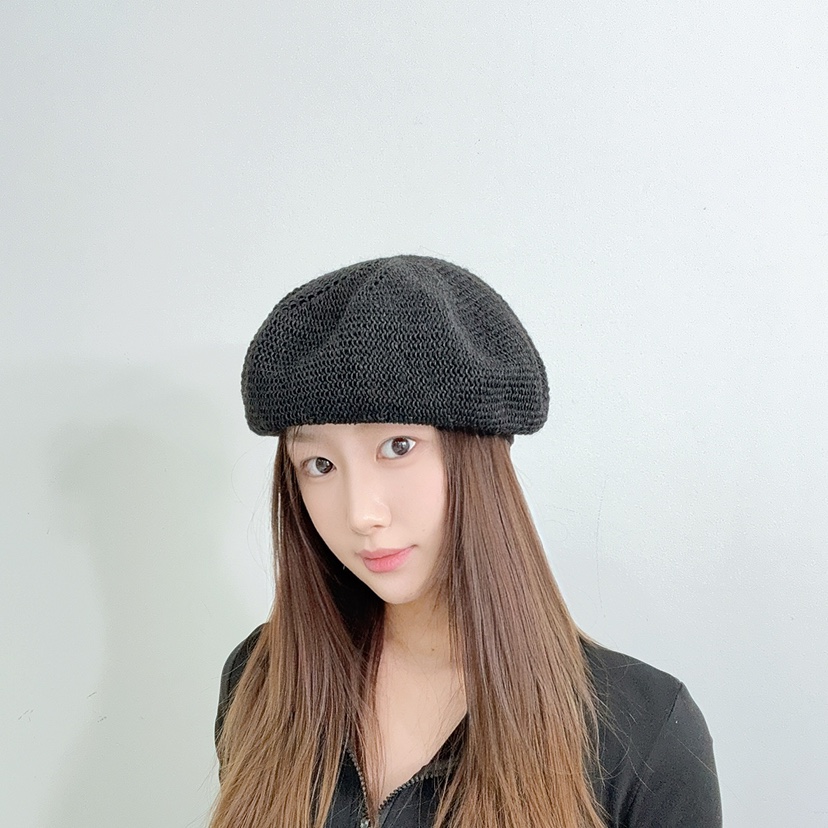 THE HAT-P直郵韓國代購㊣女裝新款人氣休閑推薦25春夏帽子貝雷THE HAT帽子圖色2