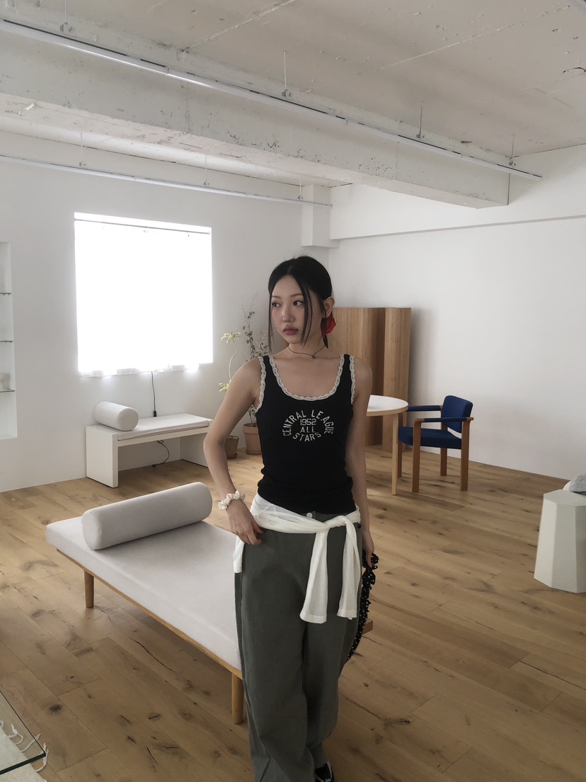 SUNDER MARKET韓國㊣直郵東大門代購女裝新品人氣吊帶背心SUNDER MARKET吊帶/背心