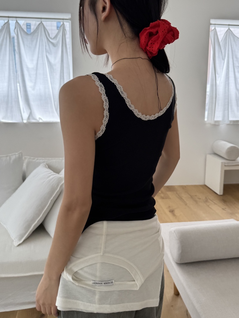 SUNDER MARKET韓國㊣直郵東大門代購女裝新品人氣吊帶背心SUNDER MARKET吊帶/背心