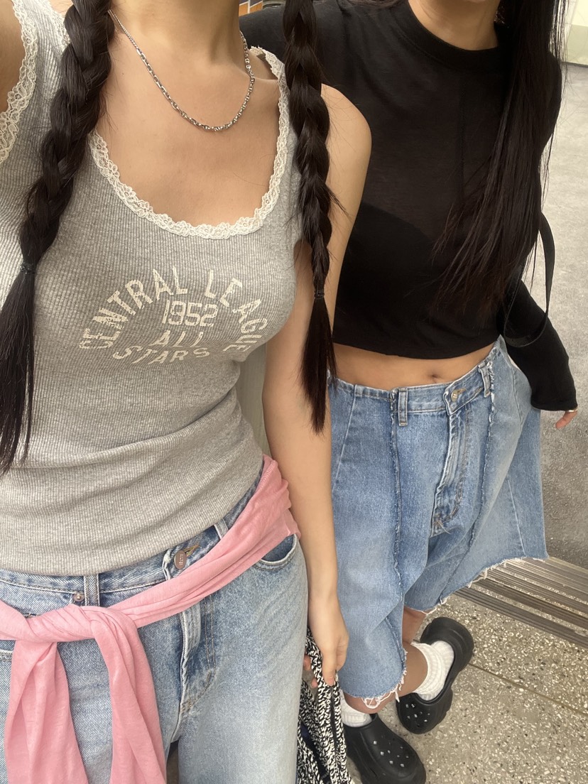 SUNDER MARKET韓國㊣直郵東大門代購女裝新品人氣吊帶背心SUNDER MARKET吊帶/背心