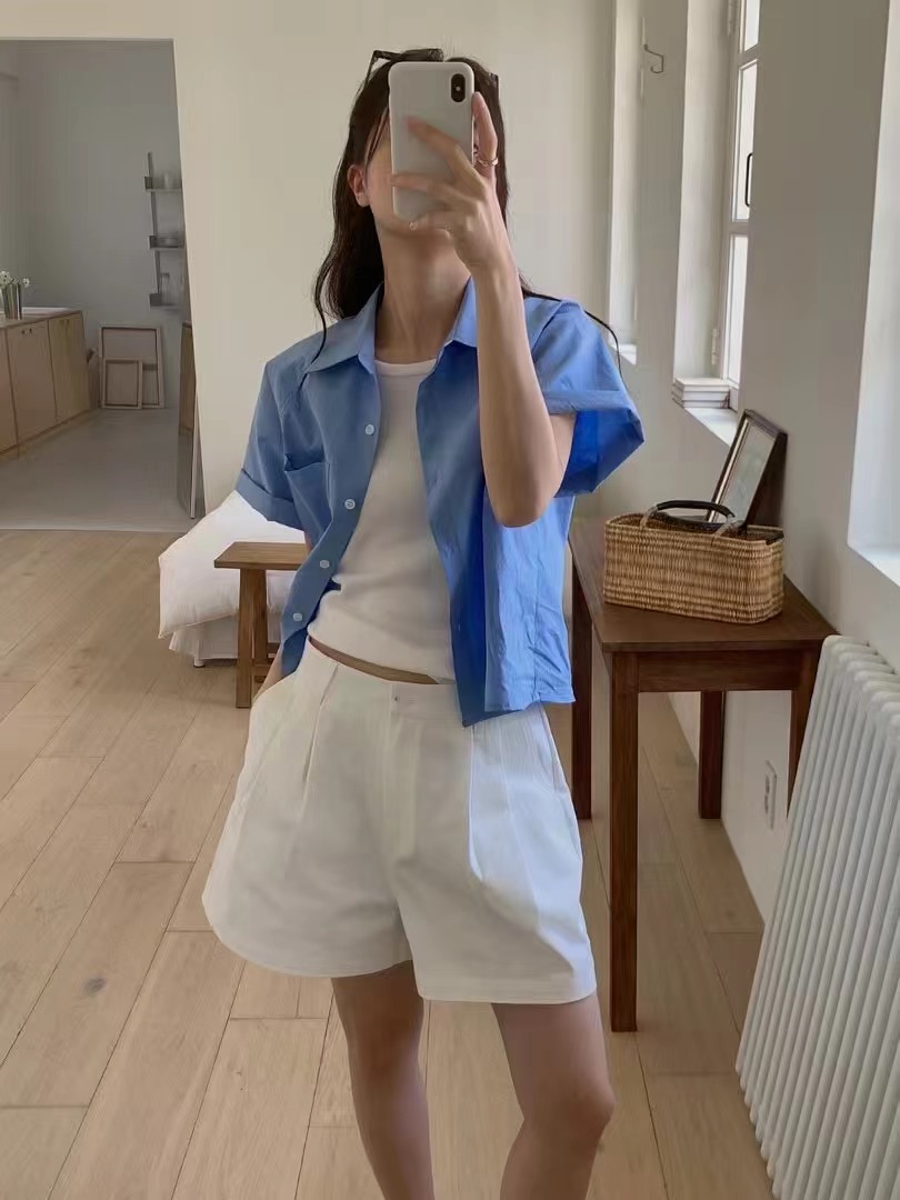 THE ZOA韓國直郵㊣女裝新款25春夏時尚休閑熱賣人氣推薦短褲THE ZOA短褲