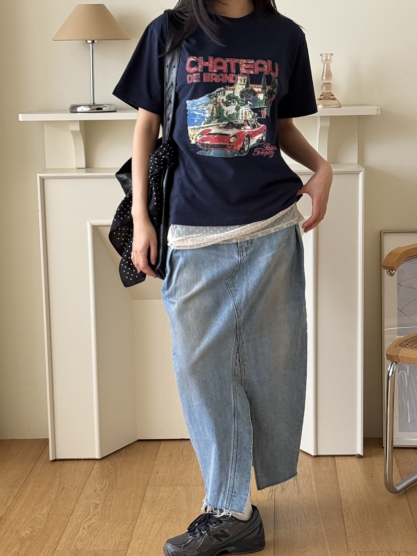 SUNDER MARKET韓國直郵㊣東大門實拍女裝新款人氣休閑熱賣T恤SUNDER MARKETT恤