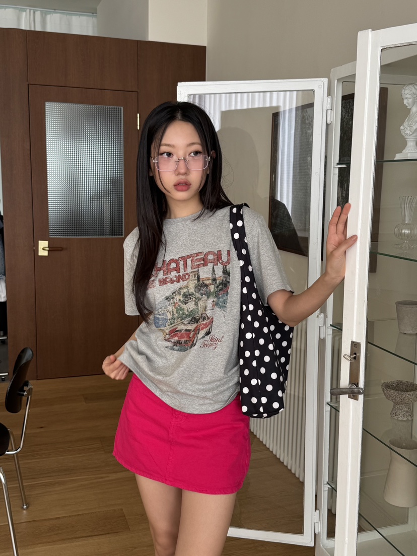 SUNDER MARKET韓國直郵㊣東大門實拍女裝新款人氣休閑熱賣T恤SUNDER MARKETT恤