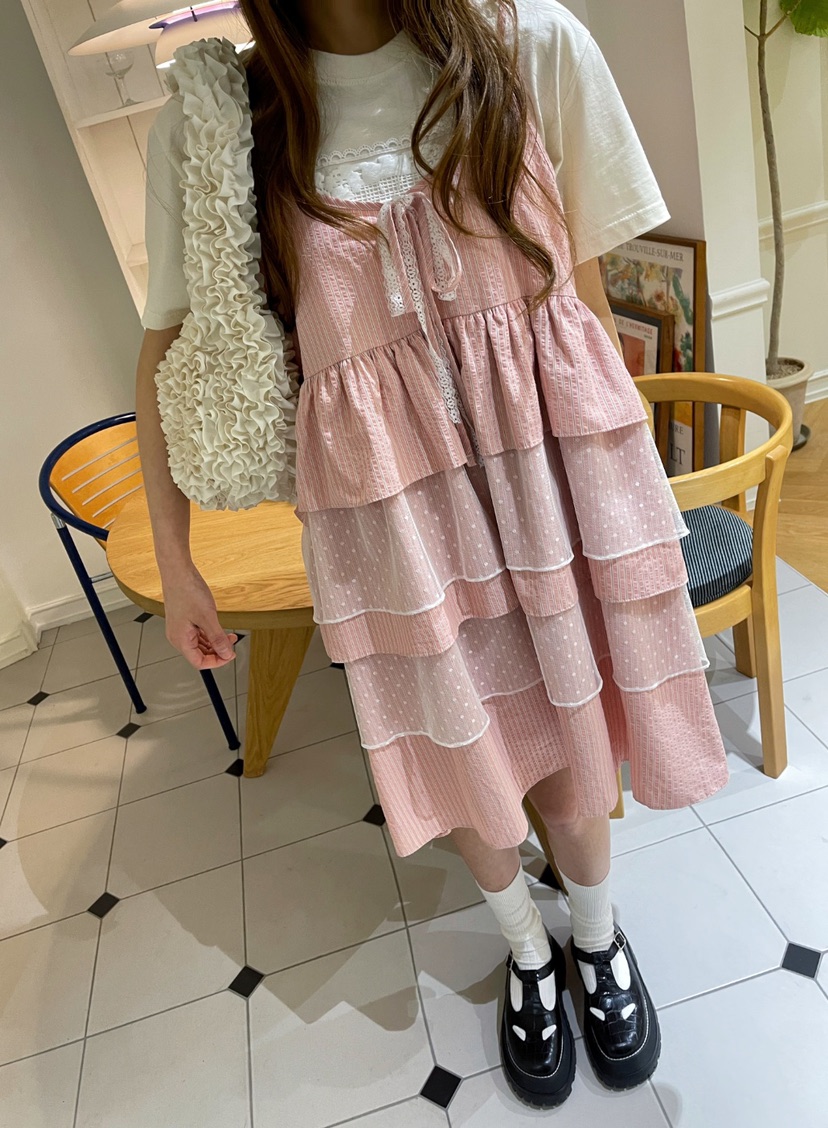 BOUTIQUE-L韓國㊣直郵東大門代購女裝新品時尚連衣裙不含內搭BOUTIQUE-L連衣裙