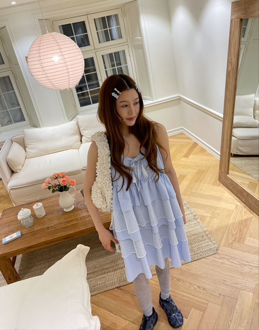 BOUTIQUE-L韓國㊣直郵東大門代購女裝新品時尚連衣裙不含內搭BOUTIQUE-L連衣裙