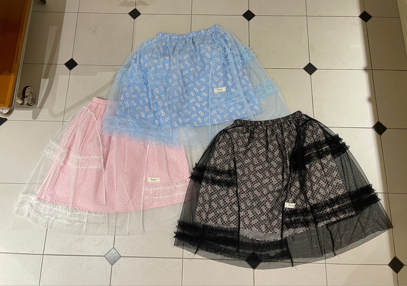 BOUTIQUE-L韓國㊣直郵東大門代購女裝新品25春夏半身裙中短裙BOUTIQUE-L半身裙/中短裙