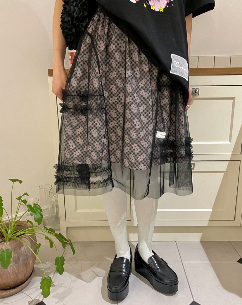 BOUTIQUE-L韓國㊣直郵東大門代購女裝新品25春夏半身裙中短裙BOUTIQUE-L半身裙/中短裙
