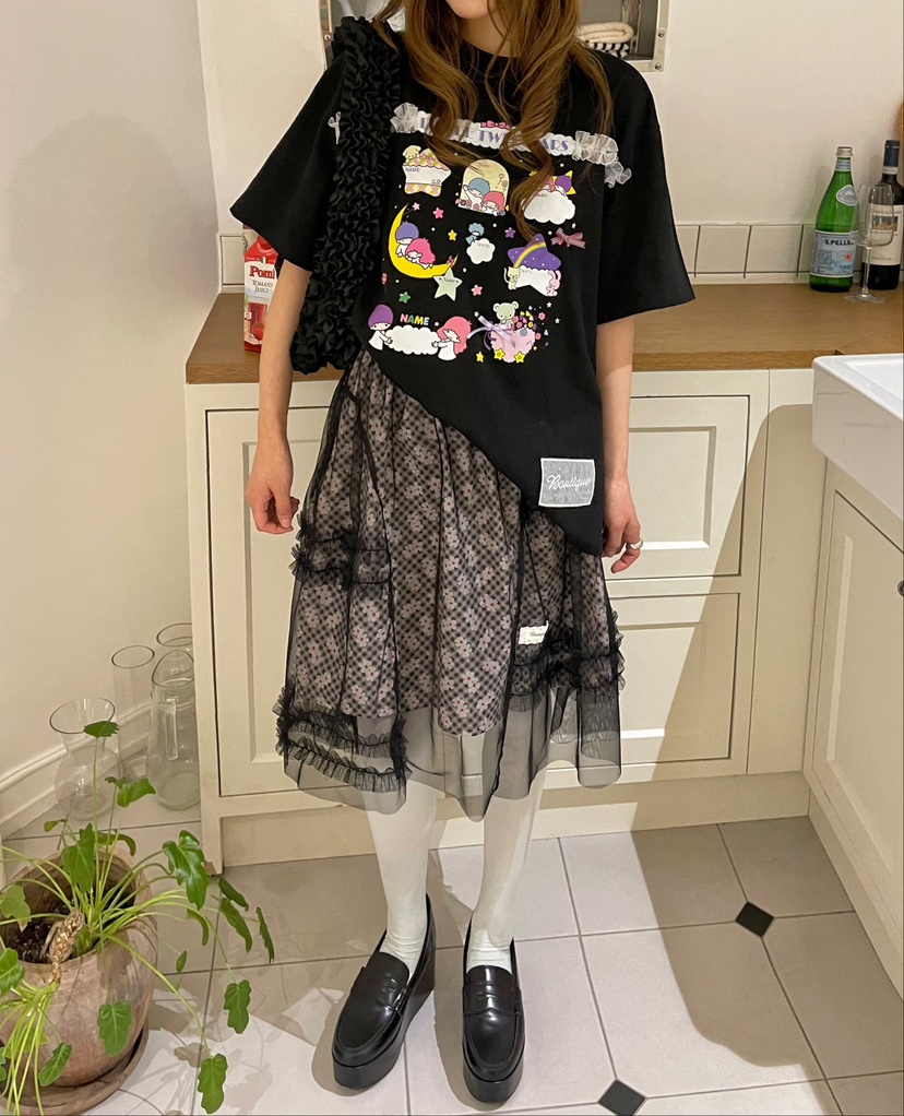 BOUTIQUE-L韓國㊣直郵東大門代購女裝新品25春夏半身裙中短裙BOUTIQUE-L半身裙/中短裙