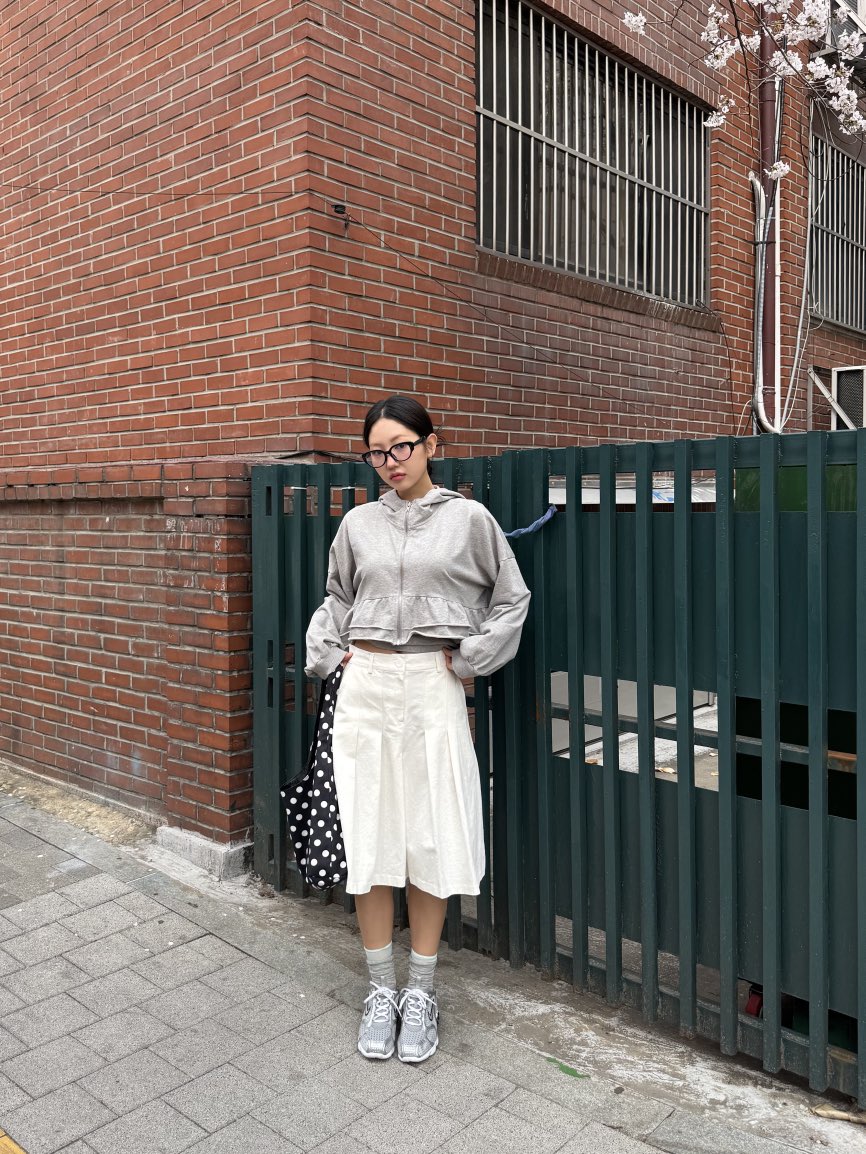 SUNDER MARKET韓國直郵㊣女裝新品人氣休閑半身裙中短裙棉質SUNDER MARKET半身裙/中短裙