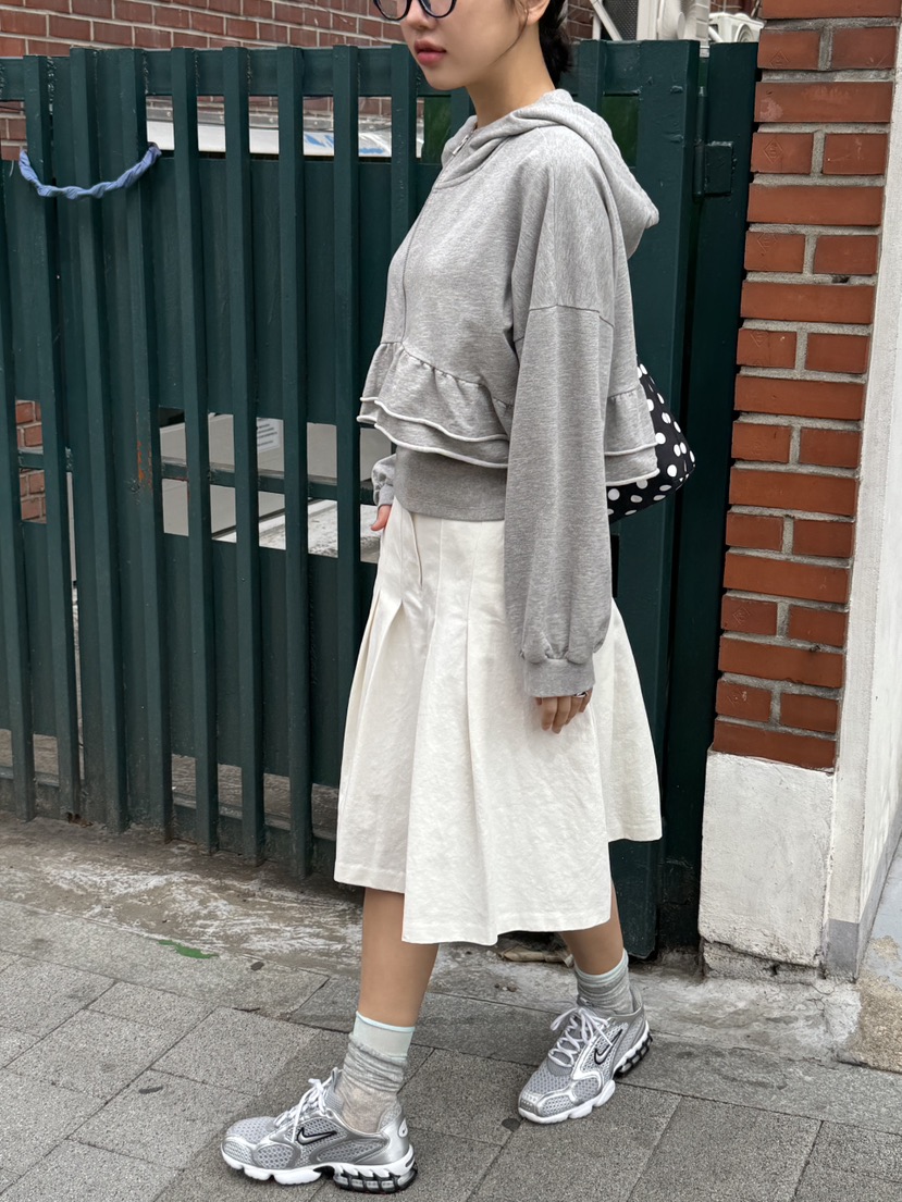 SUNDER MARKET韓國直郵㊣女裝新品人氣休閑半身裙中短裙棉質SUNDER MARKET半身裙/中短裙