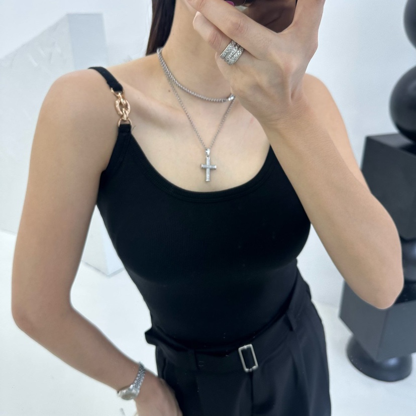 SOUIT韓國㊣直郵東大門代購女裝新品推薦休閑人氣25春夏吊帶背心SOUIT by mabel-L吊帶/背心