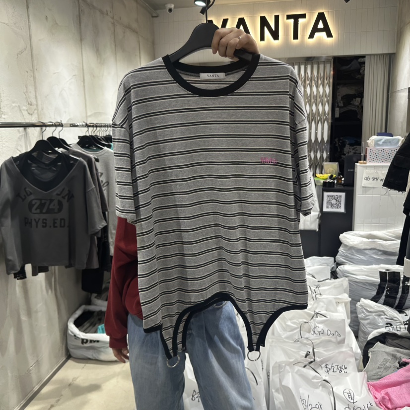 VANTA韓國㊣直郵東大門代購女裝新品熱賣25春夏人氣推薦T恤VANTAT恤圖色3