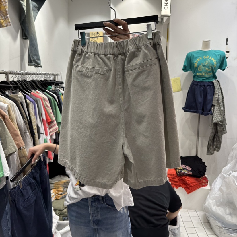 THE WEEKND直郵韓國代購㊣女裝新品熱賣25春夏休閑推薦短褲THE WEEKND短褲