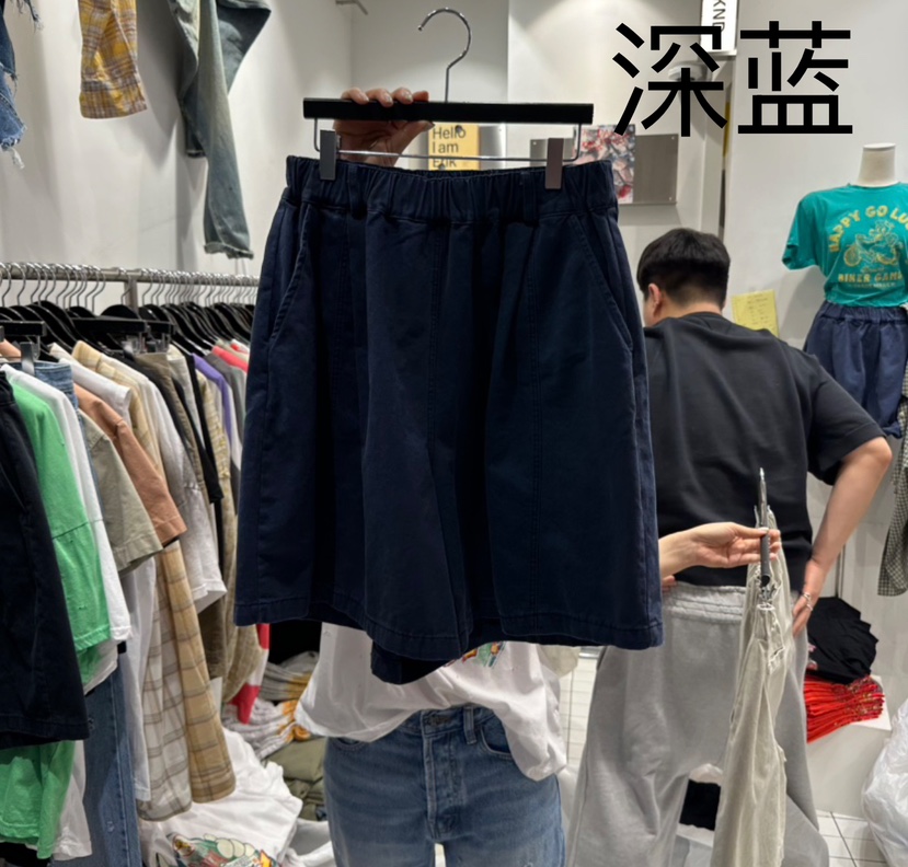 THE WEEKND直郵韓國代購㊣女裝新品熱賣25春夏休閑推薦短褲THE WEEKND短褲圖色2