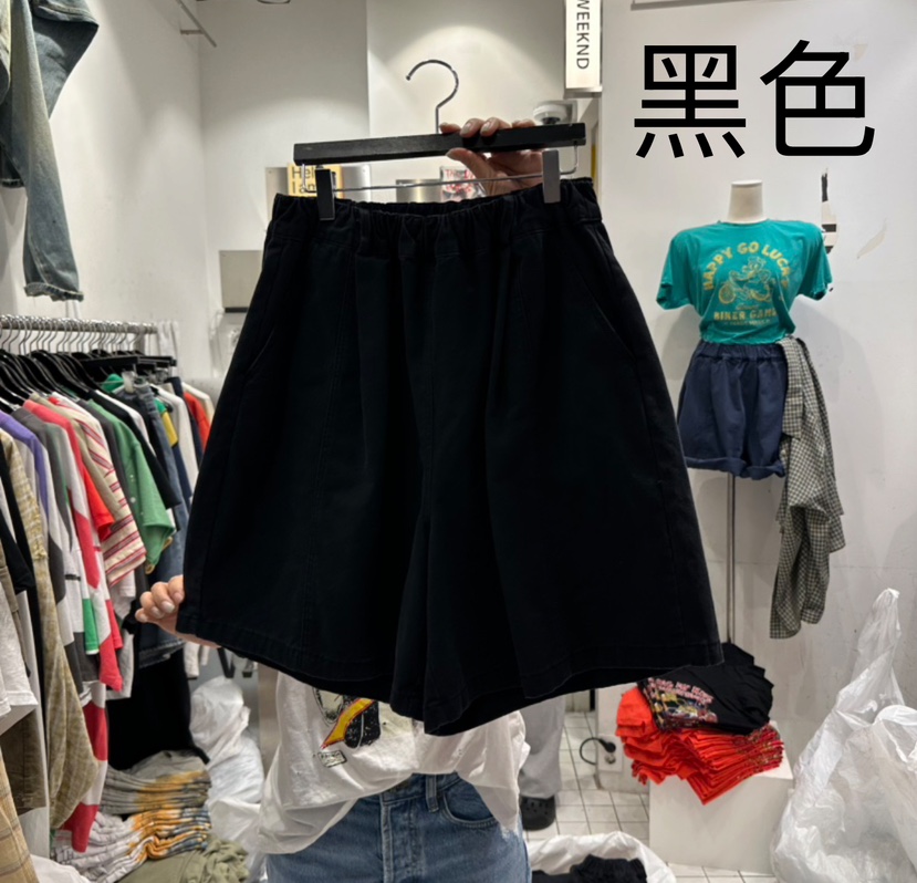 THE WEEKND直郵韓國代購㊣女裝新品熱賣25春夏休閑推薦短褲THE WEEKND短褲圖色3