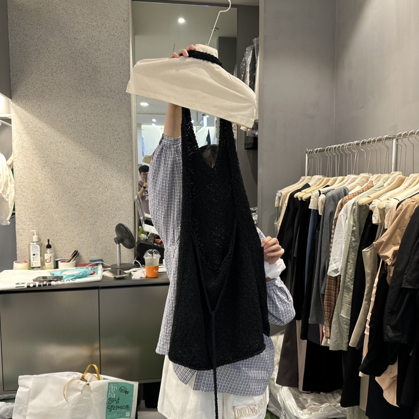 AMOEBA韓國㊣直郵東大門代購女裝新品時尚人氣休閑吊帶背心AMOEBA吊帶/背心