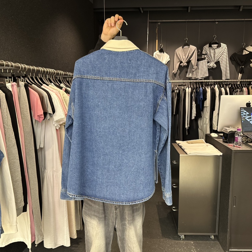 ELF-L韓國直郵㊣女裝新品人氣熱賣休閑25春夏推薦襯衫蕾絲衫PROJECT ELF/ELF-L襯衫/蕾絲衫