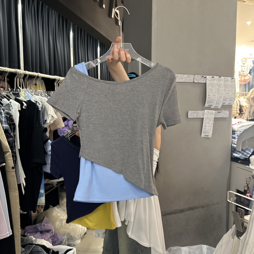 MOMAZU韓國直郵㊣東大門實拍女裝新品時尚人氣休閑熱賣推薦T恤MOMAZUT恤