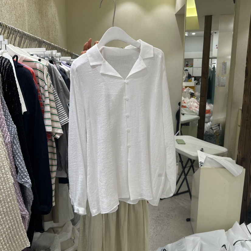 REFLAT韓國㊣直郵東大門代購女裝新品熱賣人氣時尚襯衫蕾絲衫REFLAT襯衫/蕾絲衫
