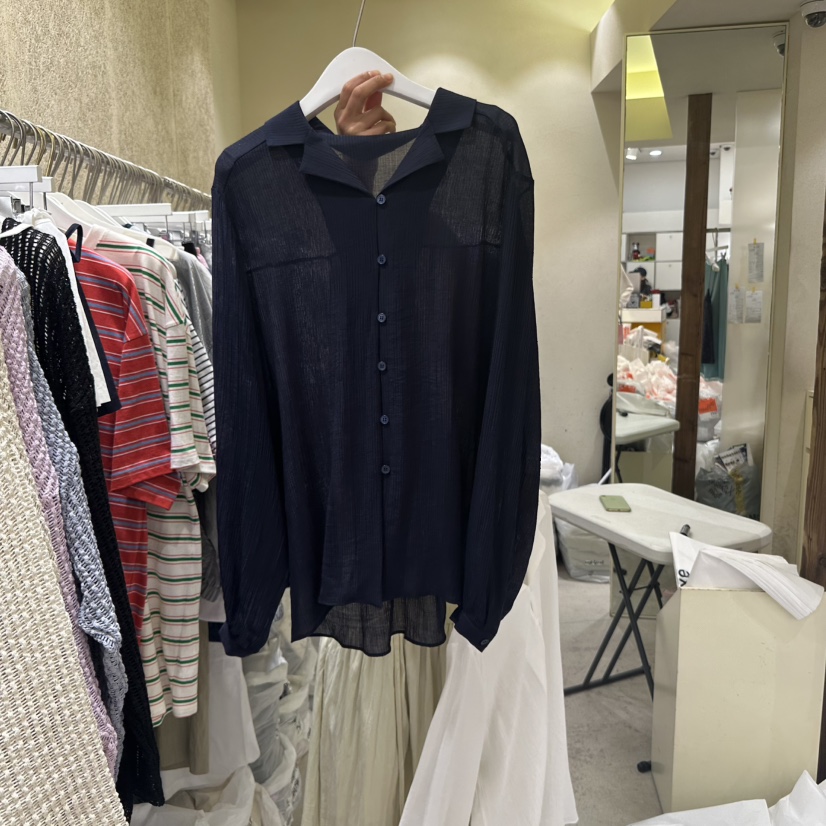 REFLAT韓國㊣直郵東大門代購女裝新品熱賣人氣時尚襯衫蕾絲衫REFLAT襯衫/蕾絲衫圖色2