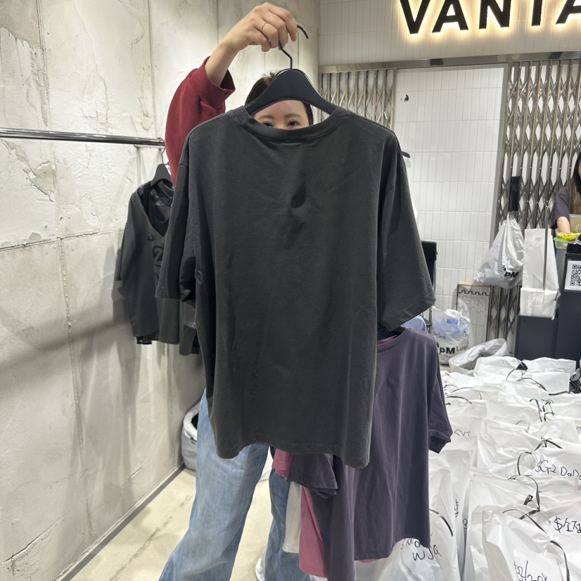VANTA韓國直郵㊣東大門實拍女裝新品人氣25春夏休閑時尚T恤VANTAT恤