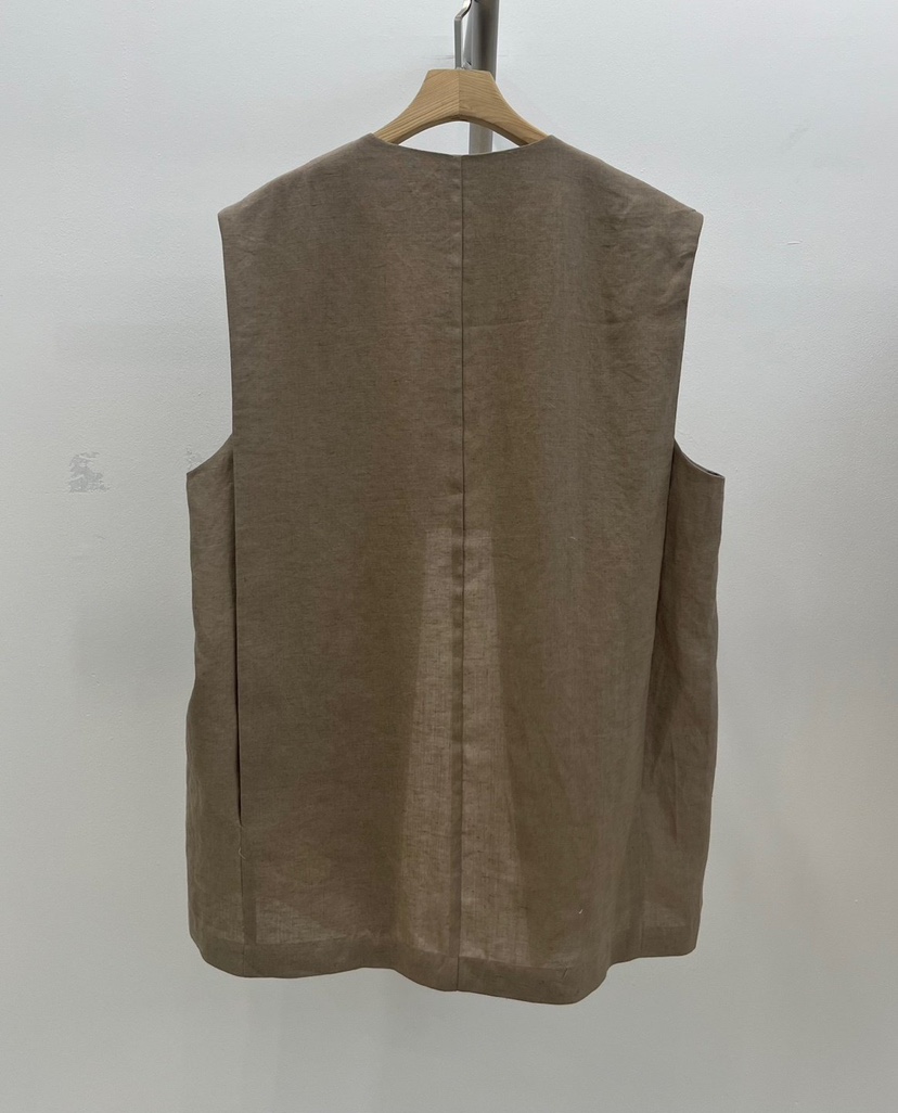 THE SIL韓國直郵㊣東大門實拍女裝新款時尚休閑推薦馬甲亞麻THE SIL/1 2ILLY馬甲