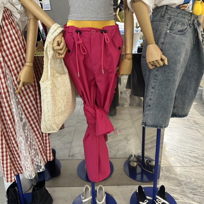 MOMAZU韓國直郵㊣東大門實拍女裝新款人氣休閑熱賣25春夏休閑褲MOMAZU休閑褲圖色1