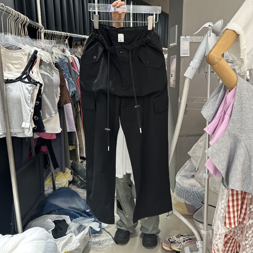 MOMAZU韓國直郵㊣東大門實拍女裝新款人氣休閑熱賣25春夏休閑褲MOMAZU休閑褲圖色2