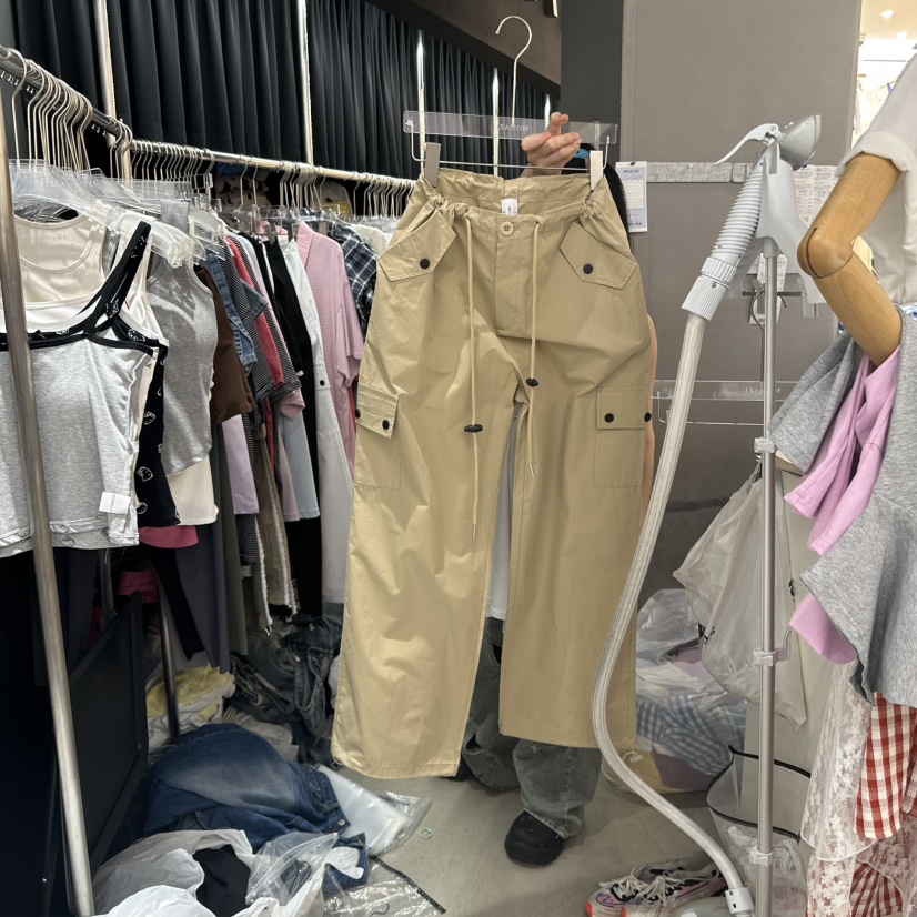 MOMAZU韓國直郵㊣東大門實拍女裝新款人氣休閑熱賣25春夏休閑褲MOMAZU休閑褲圖色4