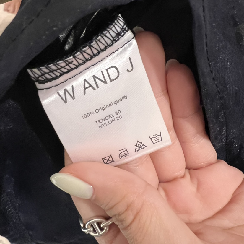 W AND J韓國直郵㊣女裝新款25春夏熱賣時尚推薦襯衫蕾絲衫W AND J襯衫/蕾絲衫