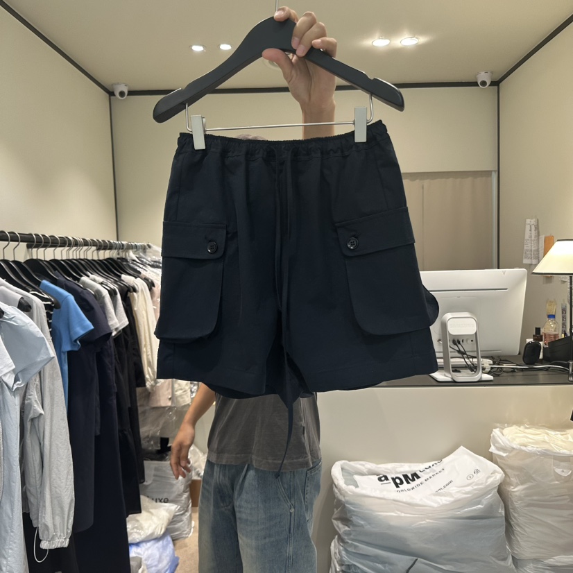 RE STOCK直郵韓國代購㊣女裝新款推薦人氣熱賣時尚25春夏短褲RE STOCK短褲圖色2