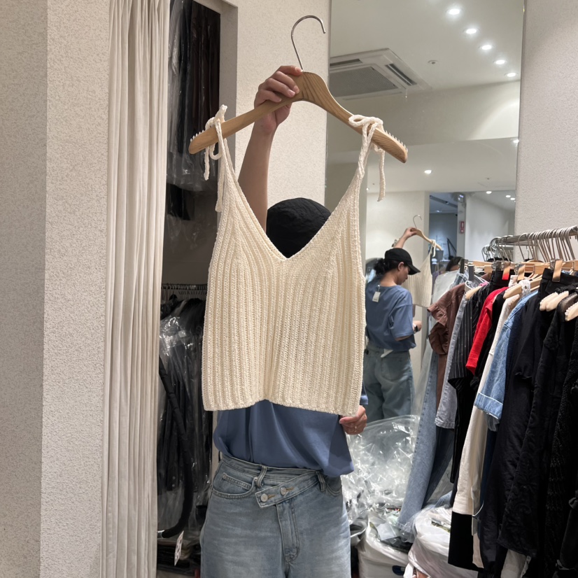 SSEMIENNE直郵韓國代購㊣女裝新款時尚熱賣人氣吊帶背心緊身SSEMIENNE吊帶/背心圖色2