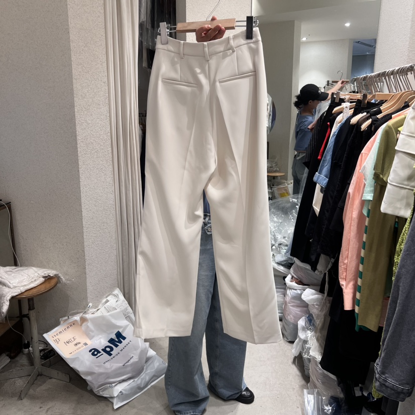 SSEMIENNE韓國直郵㊣女裝新款時尚熱賣25春夏推薦人氣休閑褲SSEMIENNE休閑褲